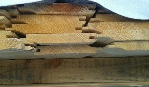 22mm shiplapT&G cladding timber £1.40 meter - Picture 1 of 12