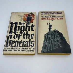 Lot of 2 Hans Hellmut Kirst The Night of the Generals Hero in the Tower - Picture 1 of 4