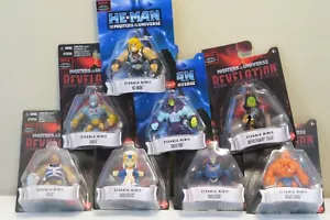 HE-MAN MOTU Eternia Minis LOT of 8! NEW on Card! 2 inch Netflix Revelations - Picture 1 of 17
