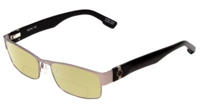 Espía Optics Trenton Polarizado Sol Bifocales Pistola Metal Plata 55mm 41 - Imagen 1 de 4