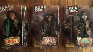 Set of 3 RUN DMC figures camouflage version - Picture 1 of 5