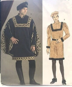 SEWING PATTERN Butterick 5116 RENAISSANCE MEDIEVAL Tunic Shirt Hat sz 46-56 Men  - Picture 1 of 3