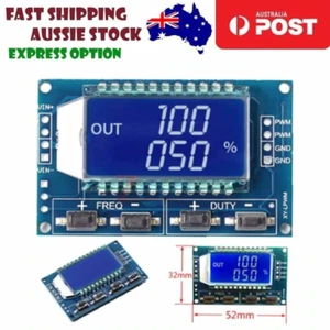 Generador de señal PWM 1Hz-150Khz 3.3V-30V frecuencia de pulso ciclo de trabajo LCD - Imagen 1 de 3