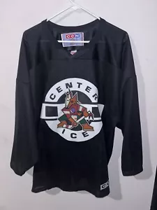 Phoenix Coyotes NHL Center Ice Vintage CCM Black Blank Jersey XL NHL 90s - Picture 1 of 7