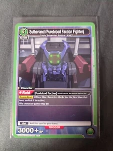 Union Arena Sutherland (Pureblood Faction Fighter) - Code Geass: Lelouch of the - Foto 1 di 1