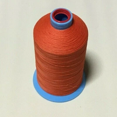 Orange 16 oz #69 T70 Bonded Nylon Marine Sewing Thread Guardian Microban - Image 1 of 2