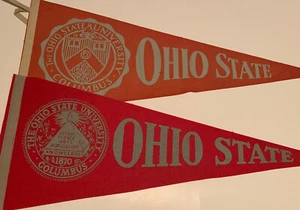 (2) Ohio State University Buckeyes Pennants Full Size OSU - Picture 1 of 7