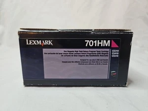 Original Lexmark 701HM Rückgabe-Toner Magenta mit hoher Reichweite versiegelt - Bild 1 von 6