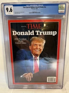 Donald Trump CGC 9.6 Graded 2025 Time Special Edition Magazin - Bild 1 von 10