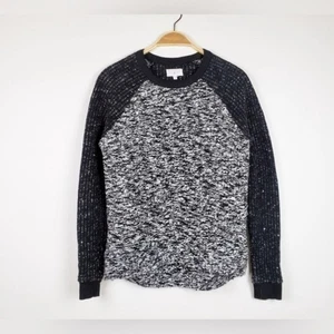 LOU & GREY THICK BLACK SWEATER-SWEATSHIRT SZ L - Picture 1 of 11