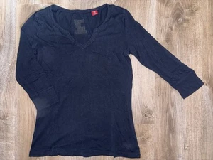S. Oliver Damen T-Shirt 3/4-Arm Cotton Made in Africa Bring on the Grunge Gr.M - Bild 1 von 4