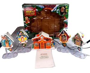 Mr. Christmas Mickey's Clock Shop Disney Musical Animated Beleuchtet Vintage 1993 - Bild 1 von 21