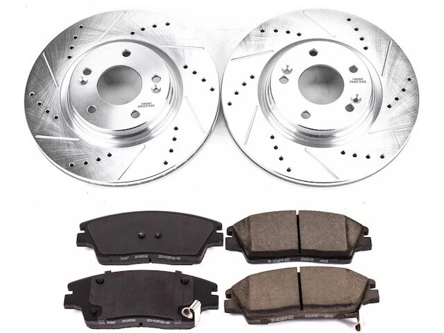 Front Brake Pad and Rotor Kit For 2016-2021 Hyundai Tucson GAS 2017 2018 CW924BQ - Imagem 1 de 1