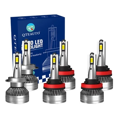 6 H7 H8/H9/H11 LED 高光束低光雾灯 6000K 适用于 2005 - 2007 年沃尔沃 S40 — 第 1/4 张图片