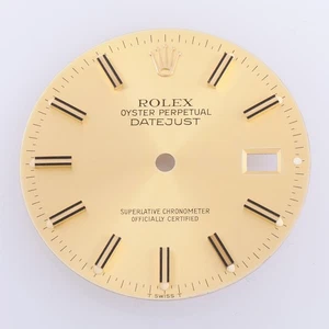 Rolex Mens Datejust 36mm Champagne Dial, Black Stick Marker -T Swiss T #D3 - Picture 1 of 5