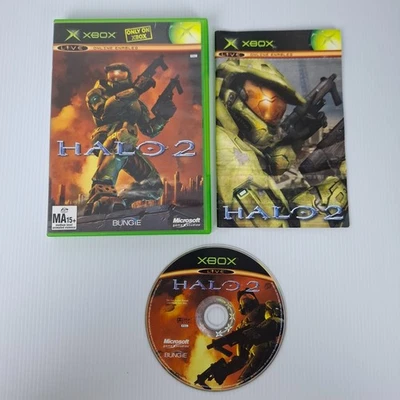 Halo 2 Xbox Game PAL MA15 Shooter Live Online Complete Manual Sci-Fi Action - Image 1 of 4