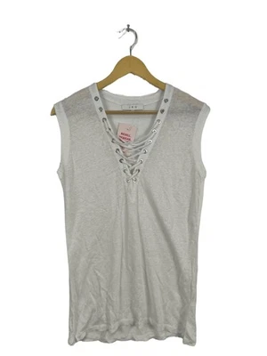 IRO Top largo Mujeres Top Talla EU 36 blanco look casual - Imagen 1 de 4