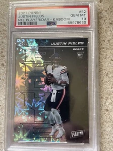 2021 Panini - Justin Fields #62 (RC)/ NFL PLAYER/DAY Kaboom #99 - Picture 1 of 4