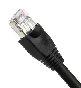30 Fuß Cat6 Outdoor wasserdichtes Ethernet-Kabel direkte Bestattung geschirmt - Bild 1 von 1