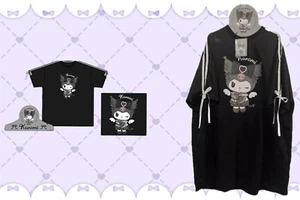 Lanrio Omekashi Tennshi Kuromi langes T-Shirt Größe L Japan Neu - Bild 1 von 6