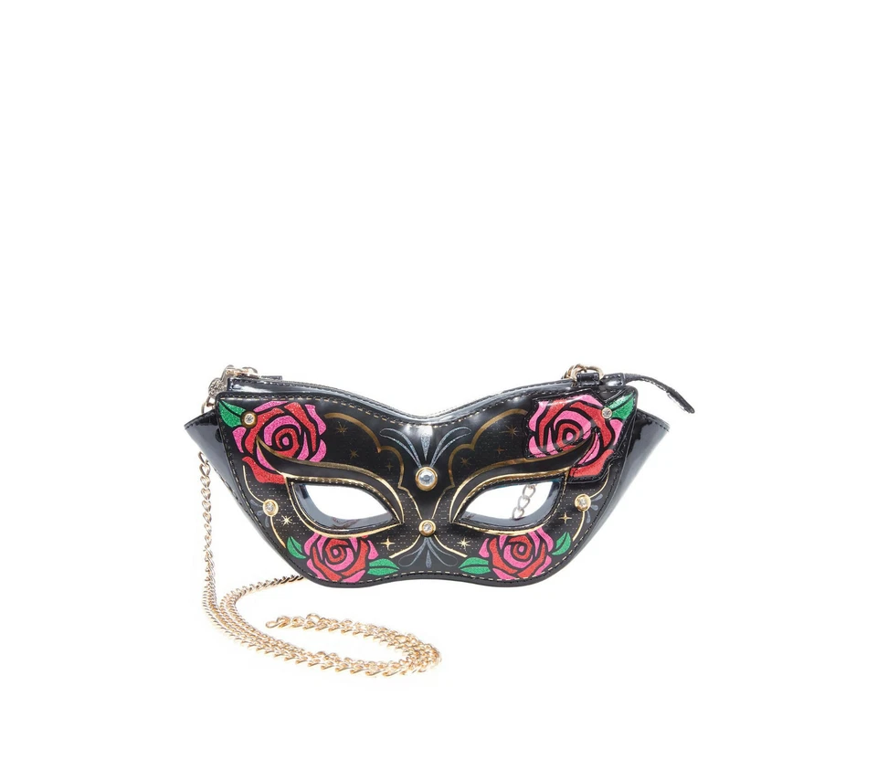 Betsey Johnson Kitsch Guess Who Crossbody Mask Masquerade A5
