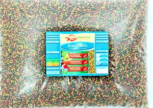 Teich Granulate 3 mm Koi Pellets 3,6 kg Fischfutter 10Liter BEUTEL Koifutter - Bild 1 von 1