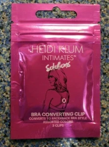Heidi Klum Intimates Solutions BH Konvertierungsclip 3 Clips verschiedene Farben Neu in Verpackung - Bild 1 von 2