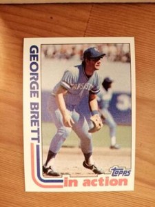 GEORGE  BRETT 1982 Topps #201  FREE SHIPPING B12R3S1