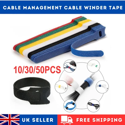 Cable Organizer Cable Management Cable Winder Tape Protector for wire Ties - Image 1 of 4