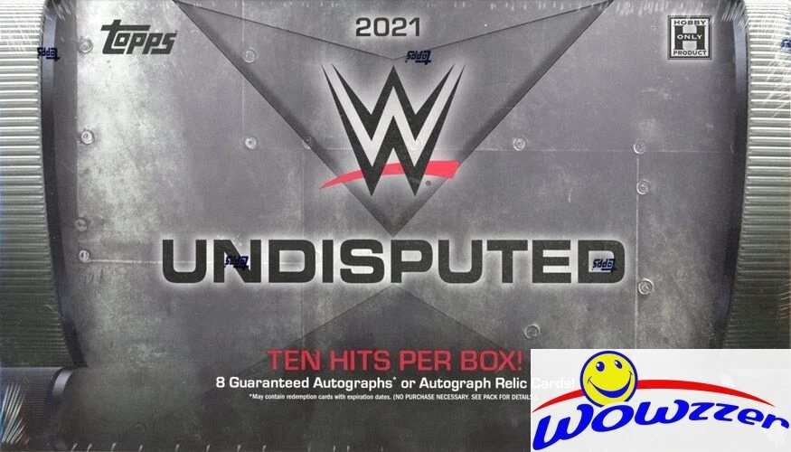 2021 Topps WWE UNDISPUTED Wrestling Factory Sealed HOBBY Box-10 AUTO/RELIC - Image 1 of 1