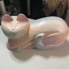 Large Pastel Cat Decor Southwestern Style Cat Made in Indonesia