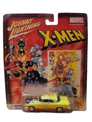 Johnny Lightning Marvel X-MEN 2002 diecast 55 Chrysler C-300 coche #8, nuevo  Foto 1 de 4