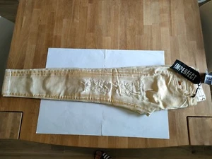 Jeans Donna Imperfect Tg 25 Colore Oro - Imagen 1 de 3