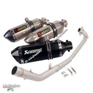 Para Lifan KPT200 KPM200 ATV cabezal tubo de escape 51 mm puntas de silenciador - Imagen 1 de 12