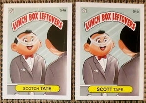 SCOTCH TATE / SCOTT TAPE: LUNCH BOX LEFTOVERS SSFC Series 3 SP PEE-WEE (2 CARDS) - Picture 1 of 3