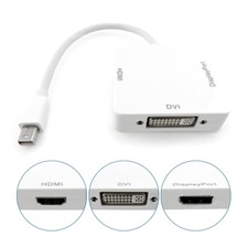 Mini Display Port DP to HDMI VGA DVI Converter for Microsoft Surface 2 3 4 Mac