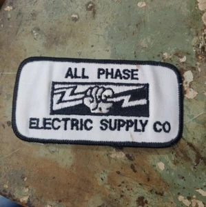 Vintage All Phase Electric Supply Patch Workwear Electrical Columbus Seymour IN - Picture 1 of 4