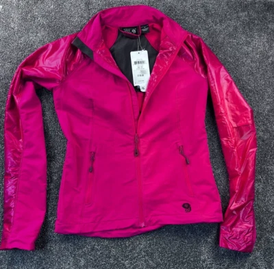Chaqueta Mountain Hardware para mujer XS Chockina cremallera completa manga larga rosa liso nueva con etiquetas Foto 1 de 4