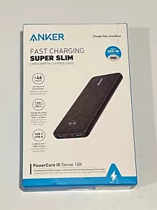 Anker PowerCore III 10K Sense 20W Portable Charger Battery Power Bank OPEN BOX - Picture 1 of 2