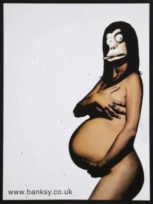 BANKSY "Barely Legal" LA Poster (2006) |  ORIGINAL 24 x 18 graffiti street art - Image 1 of 4