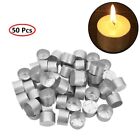 50PCS Empty Tea Light Candle Tins Tealight Case Holder Cups Container Wax Making