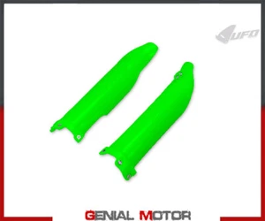 Fork Slider Protectors Ufo Plast For Kawasaki Kxf 250 2009 > 2021 Green neon - Picture 1 of 2