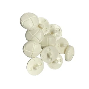 Vintage Style Shank Buttons 1.75kg Bulk Lot White 20mm Quilted for Sewing Button - Picture 1 of 10