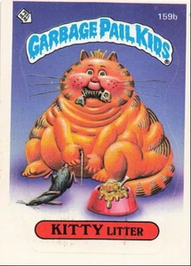1986 Topps Garbage Pail Kids Kitty Litter #159B - Picture 1 of 2