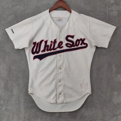 Vtg Chicago White Sox Baseball Jersey Adult 42 Team Issued 7 MLB Rawlings 80s - Image 1 of 4