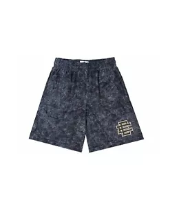 Eric Emanuel EE Baggy Short Black Denim/Dark Grey - Picture 1 of 1