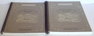 Spencerian Script and Ornamental Penmanship (Vols 1 and 2). Sull SIGNED, Fine - Picture 1 of 8