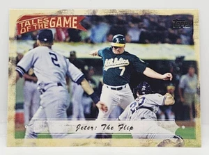 DEREK JETER ~ 2010 TOPPS / TALES OF THE GAME #TOG-20 THE FLIP ~ NY YANKEES - Picture 1 of 2