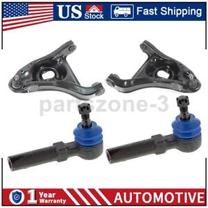 4x Front Outer Tie Rod End Lower Control Arm with Ball Joint Fits Buick Electra