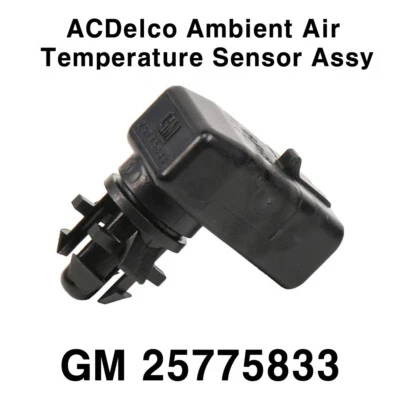 Sensor de temperatura del aire ambiente OEM #25775833 2 pines para GM Chevrolet Foto 1 de 3